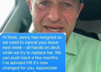 TANGKAP layar video dimuat naik Michael Sanz memaparkan perbualan seorang pekerja Australia dengan majikannya.-AGENSI