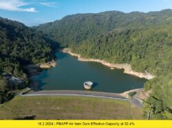 Kapasiti Empangan Air Itam kurang 0.04 peratus sehari – PBAPP