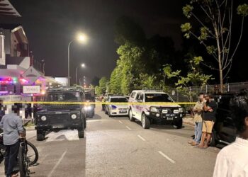 LOKASI kejadian seorang wanita dan dua anaknya ditemukan mati dalam keadaan tergantung di sebuah rumah di Lenggeng, Seremban, semalam.