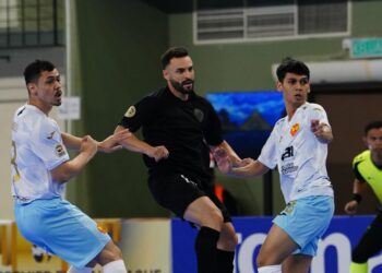 PAHANG Rangers berjaya merekodkan kemenangan pertama menentang Selangor 8-4 di Stadium Tertutup Sukpa, Kuantan (FOTO: ihsan Facebook Pahang Rangers)