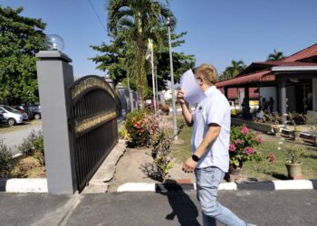 KHIU Jia Shun dikenakan hukuman denda RM2,000 oleh Mahkamah Sungai Siput hari ini selepas mengaku bersalah membuat laporan polis palsu, dua minggu lalu. - UTUSAN