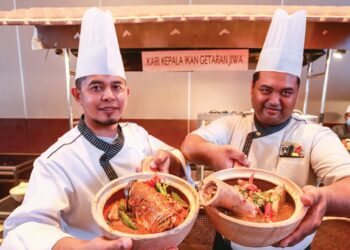 KARI kepala ikan dan sup gearbox antara 150 hidangan yang disediakan Hotel Berjaya Times Square.