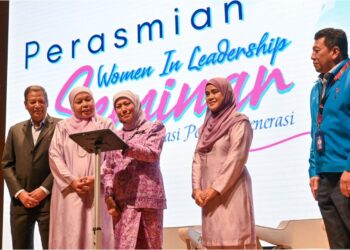 NANCY Shukri merasmikan Seminar Women In Leadership 2024 di Pusat Konvensyen Leo Moggie TNB Platinum, Bangsar, Kuala Lumpur.
