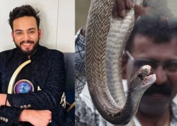 ELVISH Yadav ditahan selepas disyaki membekalkan bisa ular sebagai dadah rekreasi di sebuah parti di Noida, India.-AGENSI