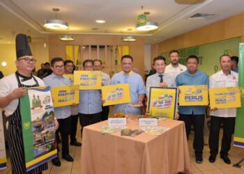 TUANKU Syed Faizuddin Putra Jamalullail
mempromosikan TMPs 2024/2025 di Hotel Royale Borneo di Tawau, Sabah baru-baru ini.- UTUSAN/SYED AZLAN SAYID HIZAR
