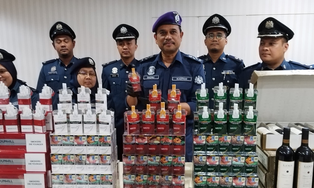 Kastam rampas barang tidak ikrar bernilai RM6 juta