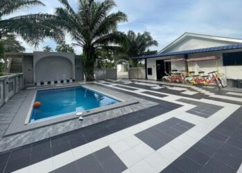 D’ TANJUNG Piai Jom Stay di Tanjung Piai, Serkat, Pontian yang turut menyediakan kolam renang turut menerima tempahan sempena sambutan Hari Raya Aidilfitri.