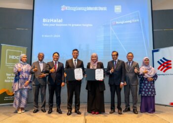 MAJLIS menandatangani Memorandum Persefahaman (MoU) antara HLISB dan Halal Development Corporation (HDC) baru-baru ini.