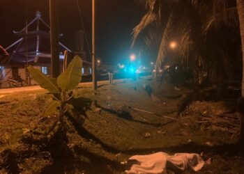 LOKASI kemalangan maut membabitkan seorang pelajar Kolej Komuniti Jasin di Jalan Kampung Sebatu, Sungai Rambai, Jasin, Melaka.