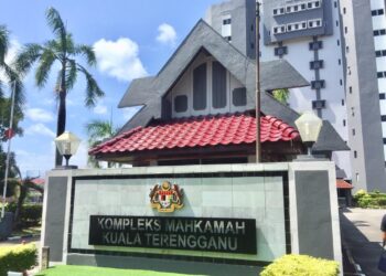 KOMPLEKS Mahkamah Kuala Terengganu di Kuala Terengganu.