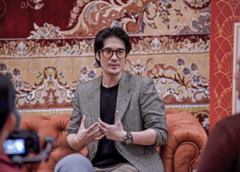 SHAH ALAM, 03 Mac 2024 - Dazrin Kamaruddin  pada majlis perasmian Al-Aqsa Carpets Factory Outlet di Shah Alam pada hari ini. Gambar MOHD. FIRDAUS MOHD. JOHARI