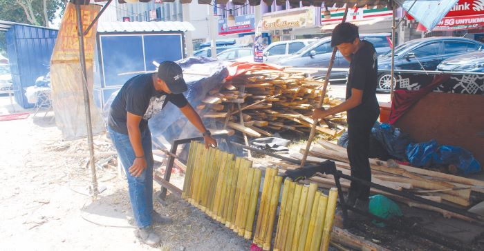 Harga lemang dijangka naik antara RM1 sehingga RM3