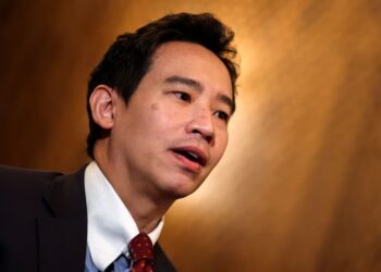 Pemimpin Parti Move Forward (MFP), Pita Limjaroenrat. - REUTERS