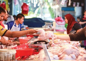 ORANG ramai kini dikatakan mengambil langkah berjimat cermat berikutan harga barangan mentah semakin mahal di pasaran. – UTUSAN/AFIQ RAZALI