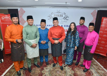 MOHAMED Faroz Mohamed Jakel pada majlis pelancaran promosi Raya Sakan 2024 di Kuala Lumpur, semalam.