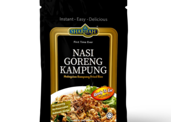 NASI goreng kampung yang dikeluarkan oleh jenama SHARIFAH.