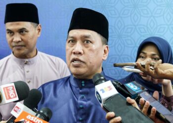RUSDI Mohd. Isa ketika ditemui dalam Majlis Sambutan Aidilfitri di Ibu Pejabat Polis Kontinjen (IPK) Kuala Lumpur.