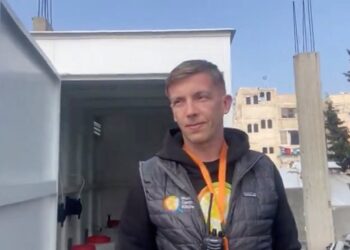 DAMIEN Sobol terbunuh dalam serangan Israel ke atas kenderaan WCK di Gaza Isnin lalu.-AGENSI 