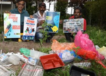 PEMBUANGAN plastik bukan hanya merosakkan pandangan tetapi memberi kesan terhadap alam sekitar.