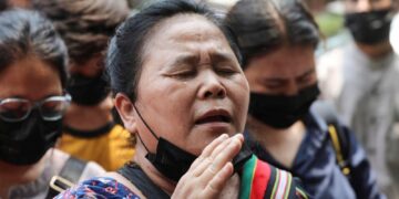 BERPULUH-puluh pencari suaka dari Myanmar memprotes berhubung keadaan mereka yang tidak menentu di India sempena Hari Pelarian Sedunia pada 20 Jun tahun lalu. -AGENSI