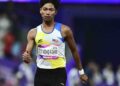 Muhammad Azeem Fahmi menduduki tempat keempat dalam final 100m lelaki di WUG 2025.