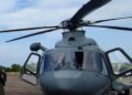 Helikopter Operasi Maritim (HOM-AW139) TLDM yang turut terhempas di Lumut, Perak pagi ini.