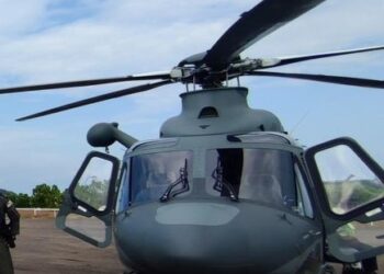 Helikopter Operasi Maritim (HOM-AW139) TLDM yang turut terhempas di Lumut, Perak.