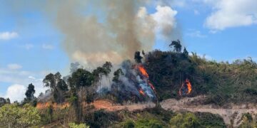 SEBANYAK 41 kes kebakaran telah direkodkan sepanjang Februari sehingga 23 April di Gua Musang, Kelantan-UTUSAN/AIMUNI TUAN LAH.