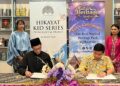 Malaysia Heritage Studios dan Hikayat Fandom menyempurnakan perjanjian persefahaman (MoU) yang masing-masing diwakili oleh Dr Anir Syazwan Sharbirin mewakili WeGrow Edutainment dan Ketua Pegawai Operasi Hikayat Fandom, Rudy Daud di Malaysia Heriatge Studios di Ayer Keroh Melaka.