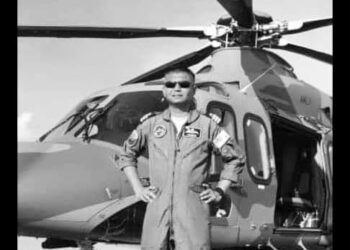 KDR Muhammad Firdaus Ramli antara 10 kru yang dilaporkan terkorban apabila dua buah helikopter bertembung dalam satu raptai khas di Padang Sitiawan, Lumut, Perak hari ini