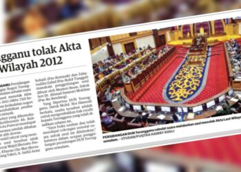 KERATAN laporan akhbar Utusan Malaysia.