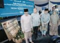 ANWAR Ibrahim merasmikan Majlis Pelancaran Kampus dan Upacara Pecah Tanah Simulasi Penerbangan Akademi Malaysia Airlines Berhad di Sepang, semalam. – UTUSAN/FAIZ ALIF
