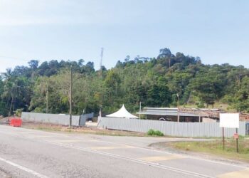 LOKASI di Kampung Teras Mukim Luit yang dicadangkan sebagai tapak baharu Hospital Maran menggantikan tapak sebelum ini di Batu 55, Jalan Maran-Jerantut, Pahang. - UTUSAN/SALEHUDIN MAT RASAD