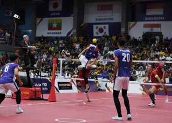 REGU kedua negara tumpas dalam aksi final menentang Thailand di Piala Dunia Sepak Takraw 2024.