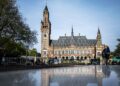 GAMBAR menunjukkan Istana Keamanan, yang menempatkan Mahkamah Keadilan Antarabangsa (ICJ), di The Hague, Belanda. -AFP