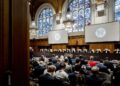 SUASANA mahkamah bersidang dalam ICJ, Istana Keamanan, The Hague, Belanda. -AFP