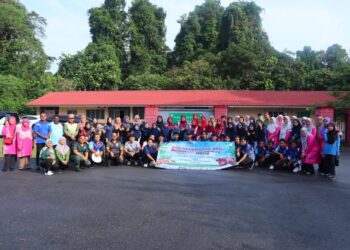 Sebanyak 80 peserta program CSR Kesedaran dan Inspirasi Lindungi Alam Sekitar di Pusat Konservasi Hidupan Liar (PKHL) Sungkai, Tanjung Malim, Perak baru-baru ini.