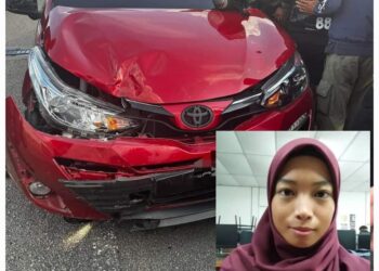 SITI NURUL MASYITAH Md. Elias cedera parah dipercayai dilanggar seorang pemandu mabuk di Lebuhraya Penyuraian Timur (EDL), Sabtu lalu.