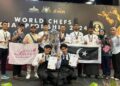 CEF dari Hotel Paya Baya Bunga, Kuala Terengganu bergambar selepas mengungguli 
tujuh kategori dalam World Chefs Championship 2024 di Johor, baru-baru ini.