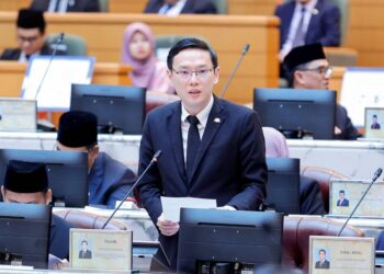 LEE TING HAN menjawab soalan dalam Sidang DUN Johor di Kota Iskandar, Iskandar Puteri.
