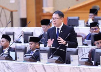 LING TIAN SOON menggulung perbahasan dalam Sidang DUN Johor di Kota Iskandar, Iskandar Puteri.