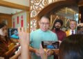 LING Tian Soon ditemui selepas menghadiri Sambutan Hari Wesak di Bandar Uda Utama, Johor Bahru.