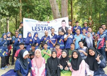 SEBAHAGIAN peserta program Yadim Lestari 2024 di Lata Mengkuang, Sik, Kedah, baru-baru ini. – UTUSAN/ABD. RAZAK OSMAN