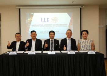 UUE memeterai perjanjian pengunderaitan dengan M & A Securities untuk tawaran awam permulaan (IPO) syarikat itu di Pasaran ACE.