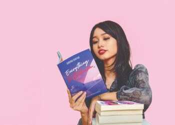 ADRIANA Ghafar dengan naskhah Everything In Between.