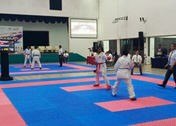 ACARA karate Karnival Sukan MASUM 2024 di Universiti Malaya, Kuala Lumpur, semalam.