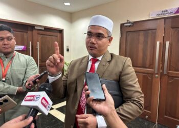 MOHD. Asri Daud semasa ditemui pemberita selepas mesyuarat Ahli Majlis Kerajaan Negeri di Kota Darulnaim, Kota Bharu, Kelantan hari ini-UTUSAN/MUSTAQIM MOHAMAD.