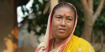 LAXMI Das melihat jirannya di Silchar mengundi, namun dia tidak boleh berikutan isu kewarganegaraan. -BBC