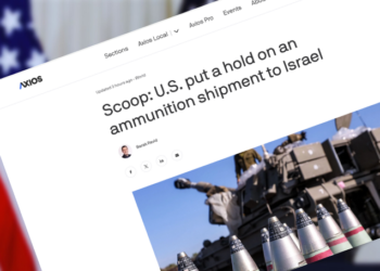 PENTADBIRAN Biden dilaporkan menghentikan penghantaran peluru buatan AS ke Israel. -AGENSI