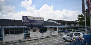 BALAI Polis Ulu Tiram, Johor.